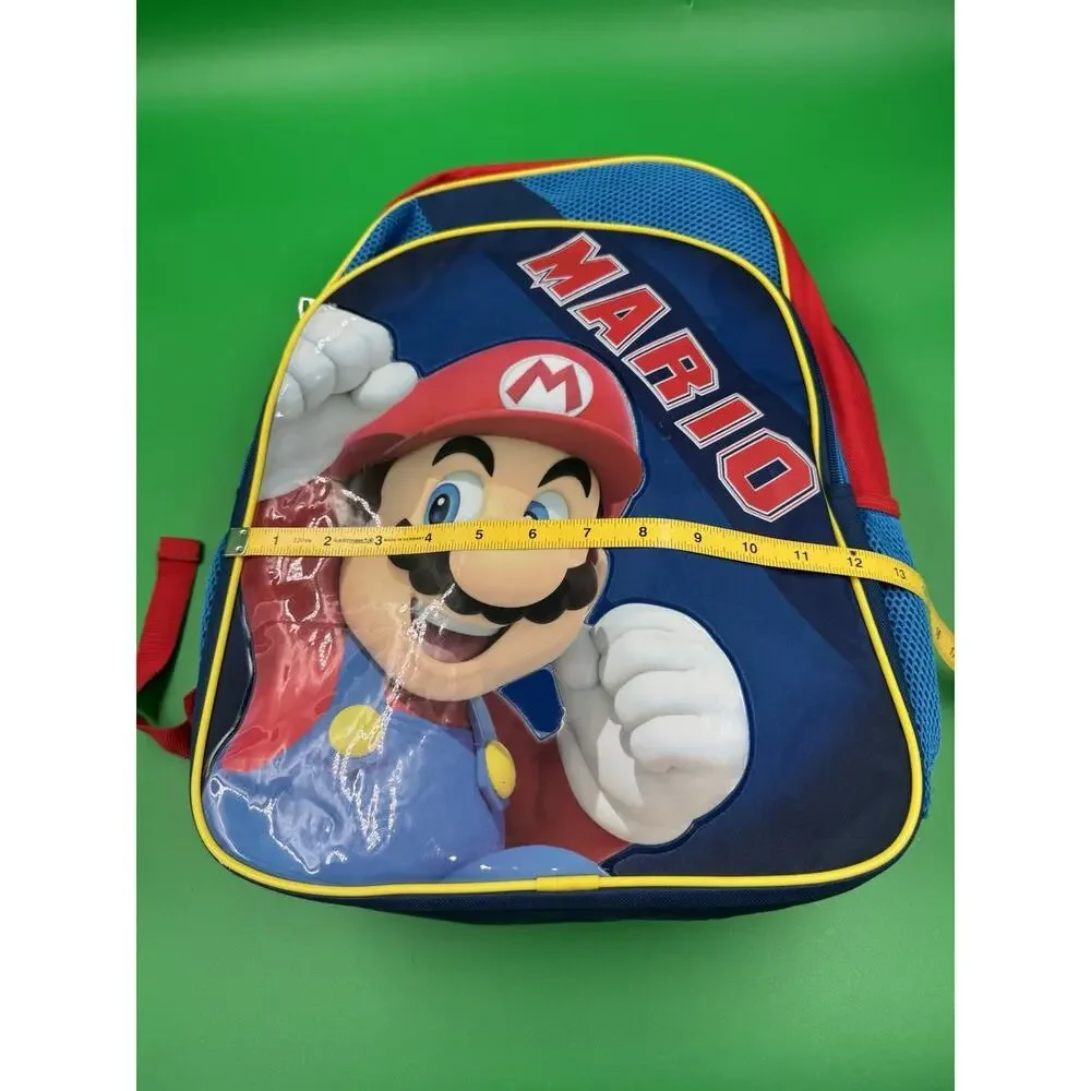 Super Mario Brothers backpack featuring Mario on the front‎